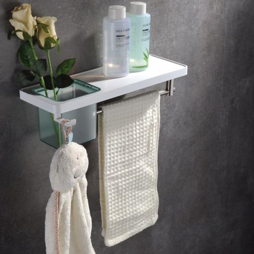 multi functional storage rack with towel ring nc-3812