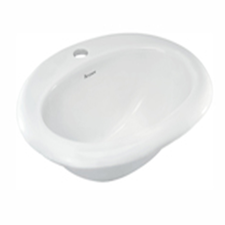 Semi Recessed Basin Mini Oval C0438