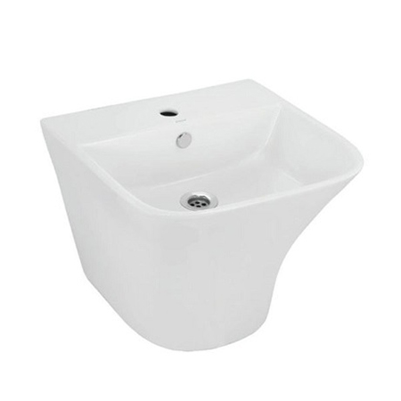 Wall Hung Basin With Half Pedestal Aria ARS-WHT-39803